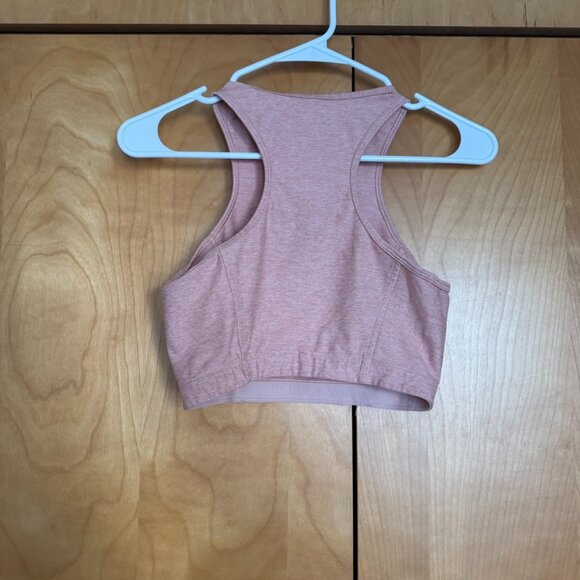 Outdoor Voices Space Dye Pink High Neck Sports Bra Tank (sz S) - Picture 5 of 8